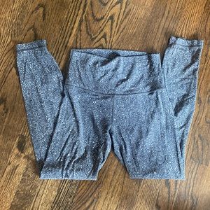 Lululemon Align sz 4 leggings black white speckled